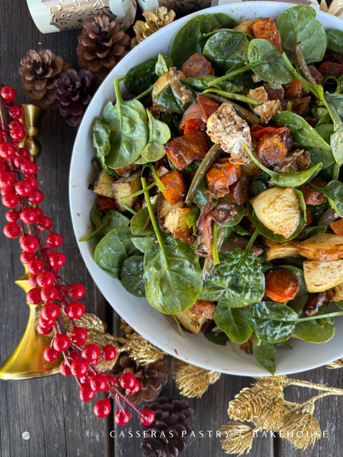 Warm Roast Vegetable & Feta Salad