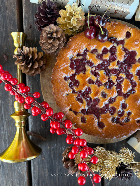 Cherry Frangipane Tart (gf)