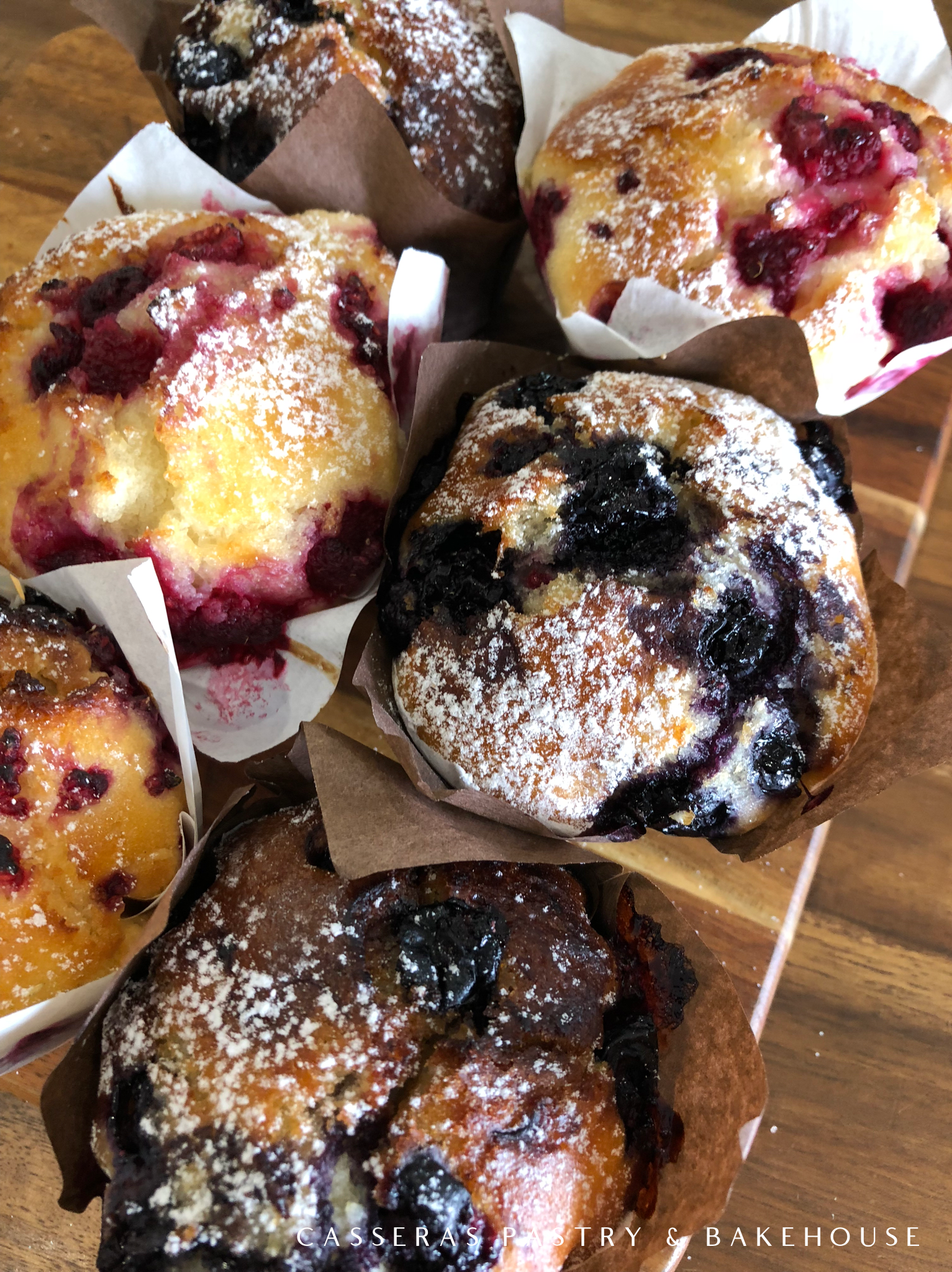Muffins - optional three flavours