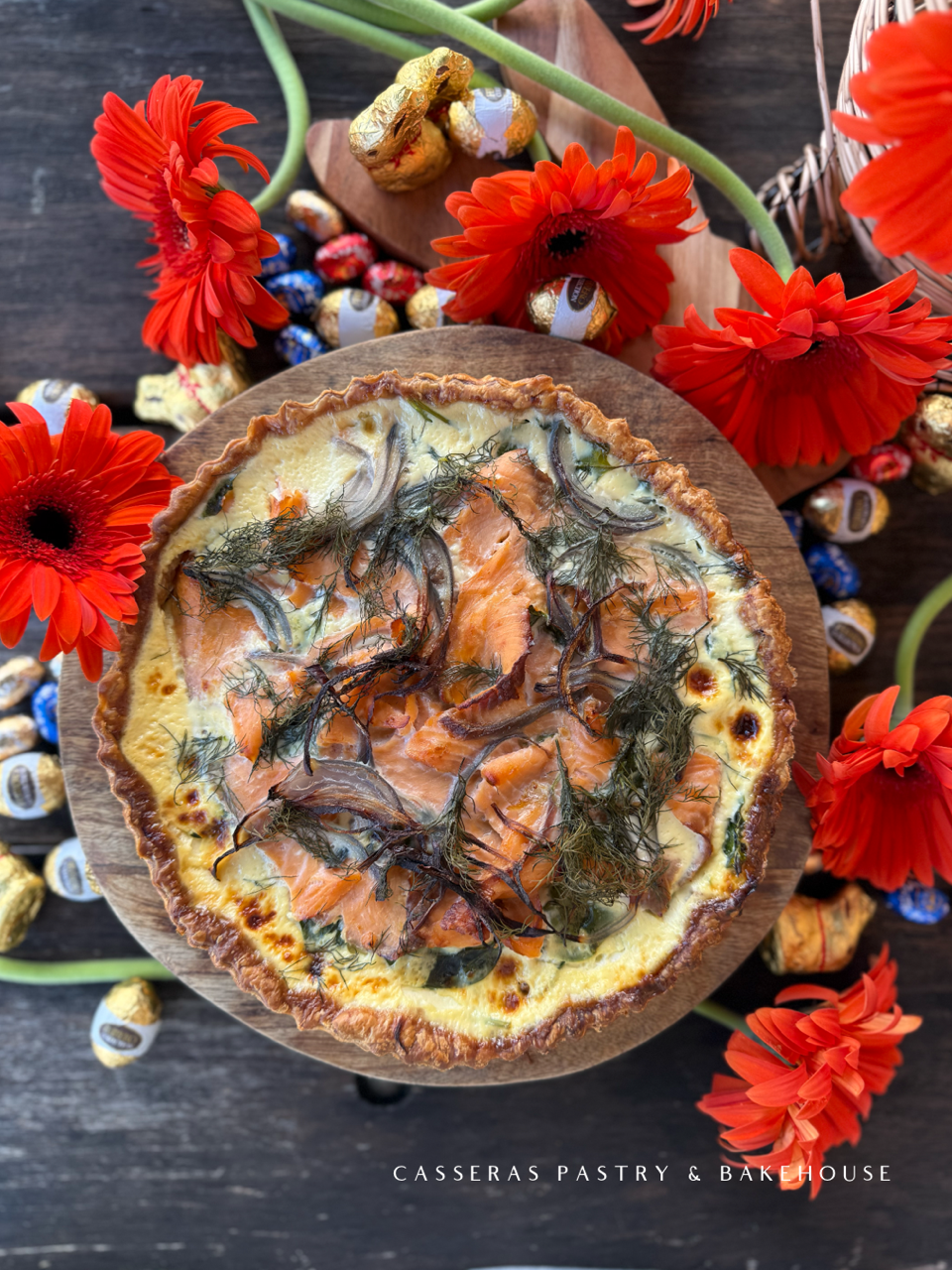 Smoked Salmon Quiche