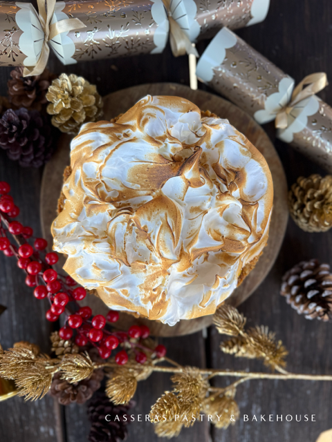 Lemon Bomb Alaska Cheese Cake