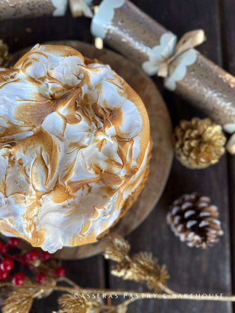 Lemon Bomb Alaska Cheese Cake