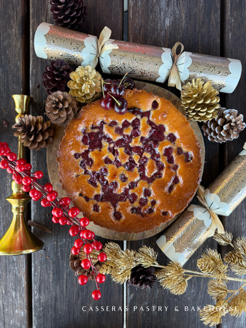 Cherry Frangipane Tart (gf)