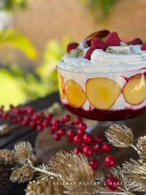 Peach & Raspberry Triffle
