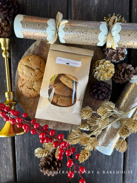 Mini Chunky Gingerbread Cookies