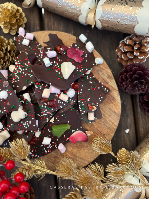 Fun Rocky Road Chocolate Bark